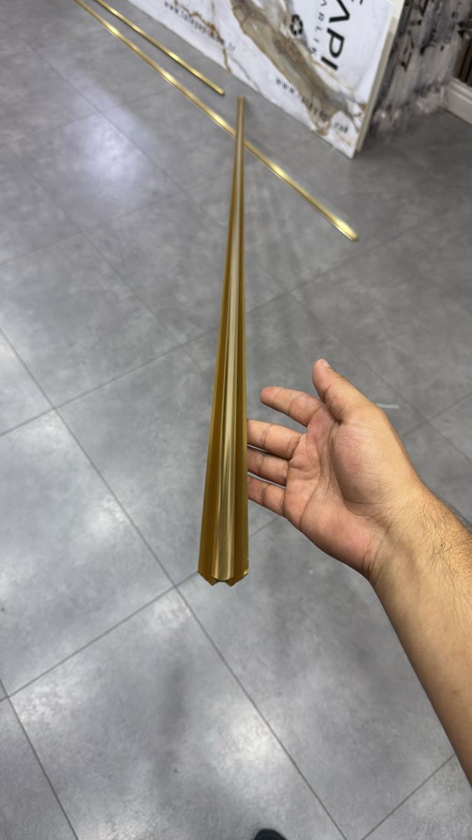 İÇ PVC PANEL PROFİLİ GOLD