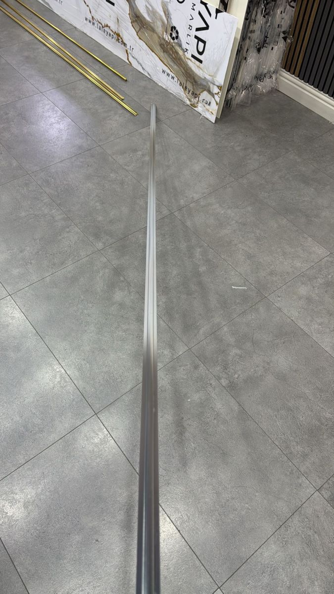 BİRLEŞME PVC PANEL PROFİLİ GÜMÜŞ